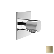 Almar Square Шланговое подключение для лейки с держателем, цвет: PVD polished gold E095036.GO