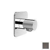 Almar Kuky Шланговое подключение для лейки с держателем, цвет: PVD brushed gun metal E095038.GM