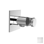 Almar Square Шланговое подключение для лейки с держателем, цвет: matt white E095039.MW