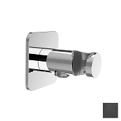 Almar Kuky Шланговое подключение для лейки с держателем, цвет: PVD brushed absolute black E095041.AB