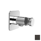 Almar Kuky Шланговое подключение для лейки с держателем, цвет: PVD polished deep black E095041.DB