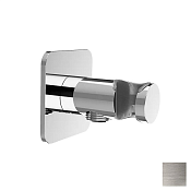 Almar Kuky Шланговое подключение для лейки с держателем, цвет: nickel brushed E095041.NB