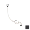 Almar Mixers Слив-перелив для ванны, цвет: matt black E096003.MB