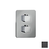 Almar Core Kuky Термостат для душа, внешняя часть на 1 потребитель, цвет: PVD brushed absolute black E176811.AB