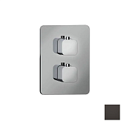 Almar Core Kuky Термостат для душа, внешняя часть на 1 потребитель, цвет: PVD polished deep black E176811.DB