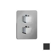 Almar Core Kuky Термостат для душа, внешняя часть на 1 потребитель, цвет: matt black E176811.MB