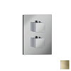 Almar Core Square Термостат для душа, внешняя часть на 1 потребитель, цвет: PVD polished gold E176821.GO
