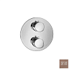 Almar Core Round Термостат для душа, внешняя часть на 1 потребитель, цвет: 316 PVD brushed copper E176831.CO316