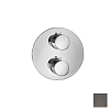 Almar Core Round Термостат для душа, внешняя часть на 1 потребитель, цвет: PVD brushed gun metal E176831.GM