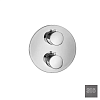 Almar Core Round Термостат для душа, внешняя часть на 1 потребитель, цвет: 316 PVD brushed gun metal E176831.GM316