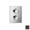 Almar Core Square Термостат для душа, внешняя часть на 1 потребитель, цвет: PVD polished deep black E176881.DB