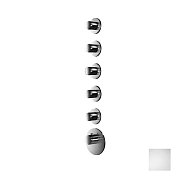 Almar High Flow Round Термостат для душа, внешняя часть на 5 потреб, цвет: matt white E180035.MW