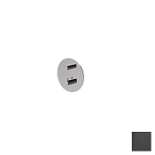 Almar High Flow Round Термостат для душа, внешняя часть на 1 потребит., цвет: brushed absolute black E180041.AB