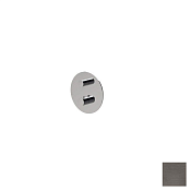 Almar High Flow Round Термостат для душа, внешняя часть на 1 потребитель, цвет: brushed gun metal E180041.GM
