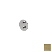 Almar High Flow Round Термостат для душа, внешняя часть на 1 потребитель, цвет: brushed high brass E180041.HB