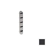 Almar High Flow Round Термостат для душа, внешняя часть на 4 потребителя, цвет: matt black E180044.MB