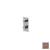Almar High Flow Square Термостат для душа, внешняя часть на 1 потреб, цвет: PVD brushed copper E180061.CO
