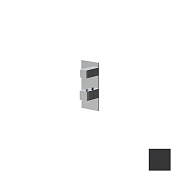 Almar High Flow Square Термостат для душа, внешняя часть на 1 потреб, цвет: matt black E180061.MB