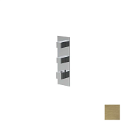 Almar High Flow Square Термостат для душа, внешняя часть на 2 потребителя, цвет: brushed high brass E180062.HB