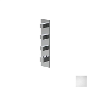 Almar High Flow Square Термостат для душа, внешняя часть на 3 потребителя, цвет: matt white E180063.MW