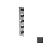 Almar High Flow Square Термостат для душа, внешняя часть, 4 потребит., цвет: brushed absolute black E180064.AB