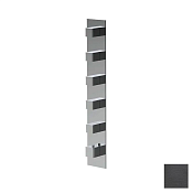 Almar High Flow Square Термостат для душа, внешняя часть, 5 потреб., цвет: brushed absolute black E180065.AB