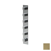 Almar High Flow Square Термостат для душа, внешняя часть на 5 потребителей, цвет: brushed high brass E180065.HB