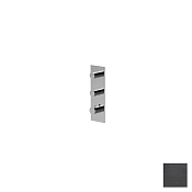 Almar High Flow Square Термостат для душа, внешняя часть, 2 потребит., цвет: brushed absolute black E180072.AB