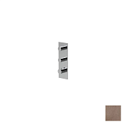 Almar High Flow Square Термостат для душа, внешняя часть на 2 потребителя, цвет: PVD brushed copper E180072.CO