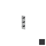 Almar High Flow Square Термостат для душа, внешняя часть на 2 потребителя, цвет: matt black E180072.MB