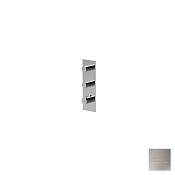 Almar High Flow Square Термостат для душа, внешняя часть на 2 потребителя, цвет: nickel brushed E180072.NB