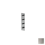 Almar High Flow Square Термостат для душа, внешняя часть на 3 потребителя, цвет: nickel brushed E180073.NB