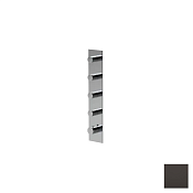 Almar High Flow Square Термостат для душа, внешняя часть на 4 потребителя, цвет: polished deep black E180074.DB