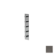 Almar High Flow Square Термостат для душа, внешняя часть на 4 потребителя, цвет: brushed gun metal E180074.GM