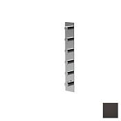 Almar High Flow Square Термостат для душа, внешняя часть на 5 потребит., цвет: polished deep black E180075.DB