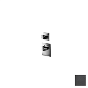 Almar High Flow Square Термостат для душа, внешняя часть на 1 потреб., цвет: brushed absolute black E180081.AB