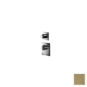 Almar High Flow Square Термостат для душа, внешняя часть на 1 потреб., цвет: PVD brushed high brass E180081.HB