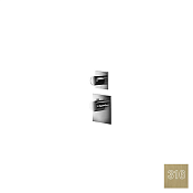 Almar High Flow Square Термостат для душа, внешняя часть на 1 потреб., цвет: 316 brushed high brass E180081.HB316