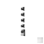 Almar High Flow Square Термостат для душа, внешняя часть на 4 потреб., цвет: matt white E180084.MW