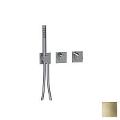 Almar Modular Square Термостат для душа, внешняя часть на 2 потр., цвет: PVD polished gold E180183.GO