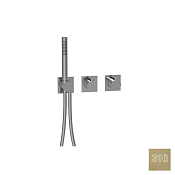 Almar Modular Square Термостат для душа, внешняя часть на 2 потребит., цвет: 316 brushed high brass E180183.HB316
