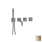 Almar Modular Square Термостат для ванны с изливомидушем, внешняя часть, цвет: PVD polished gold E180185.GO