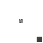 Almar Modular Square Смеситель для душа, внешняя часть на 1 потр, цвет: PVD polished deep black E180190.DB