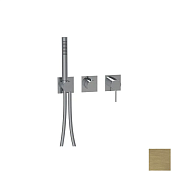 Almar Modular Square Смеситель для душа, внешняя часть на 2 потребителя, цвет: brushed high brass E180192.HB