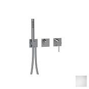 Almar Modular Square Смеситель для душа, внешняя часть на 2 потребителя, цвет: matt white E180192.MW