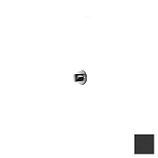 Almar High Flow Round Переключатель потоков с запорнымвентилем, внешняя часть, цвет: matt black E180331.MB