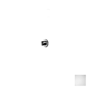 Almar High Flow Round Переключатель потоков с запорнымвентилем, внешняя часть, цвет: matt white E180331.MW