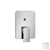 Almar Core Kuky Смеситель для душа, внешняя часть на 2 потребителя, цвет: matt white E186512.MW