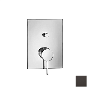 Almar Core Square Смеситель для душа, внешняя часть на 2 потребителя, цвет: PVD polished deep black E186542.DB