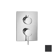 Almar Core Square Смеситель для душа, внешняя часть на 3 потребителя, цвет: matt black E186543.MB